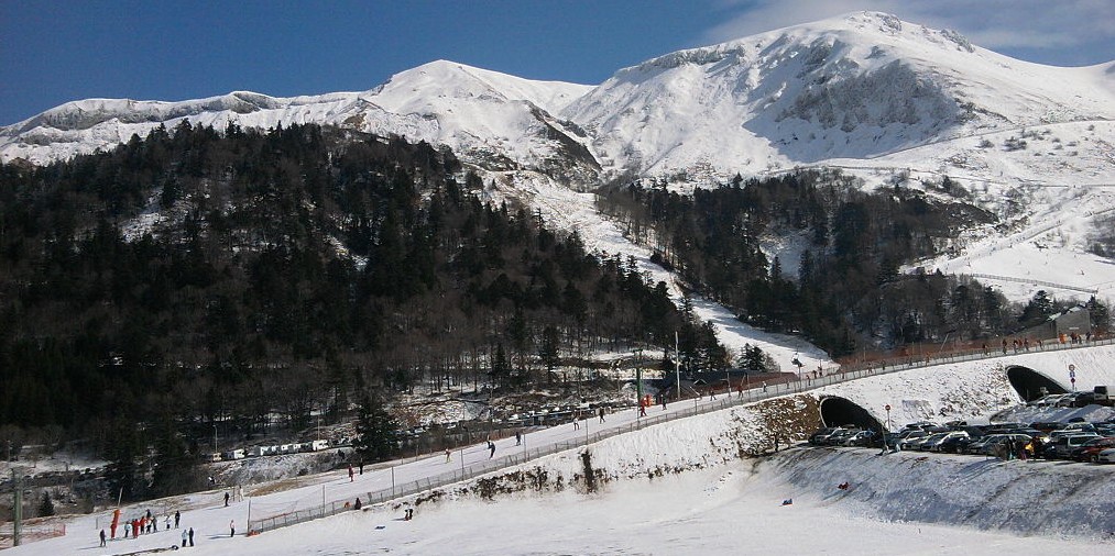 Skigebiete Auvergne: die Station am Mont-Dore nördlich des Puy de Sancy. (#3)