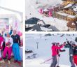 Hundert Skifahrerinnen setzen starkes Zeichen gegen Brustkrebs in (Foto: #SheSkis (C)TVB Obertauern_Marc Stickler)