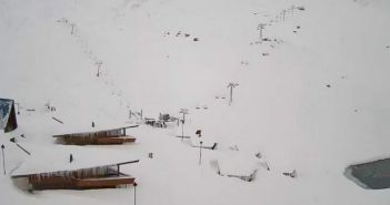Rekordwintersturm: Chileaner Anden erhalten historisch beeindruckende 4,80 Meter (Foto: Webcam von Portillo)